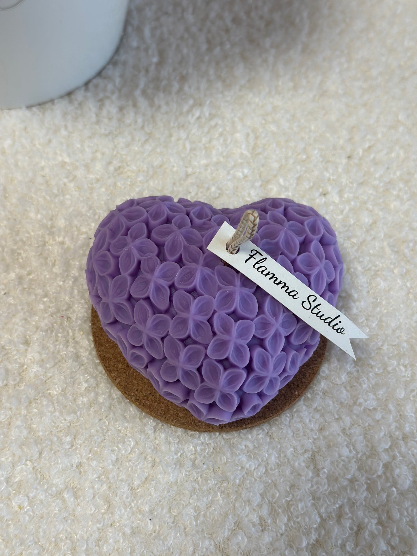 Свещ 'Flower Heart'