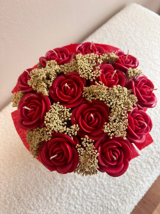 Букет Рози от свещи