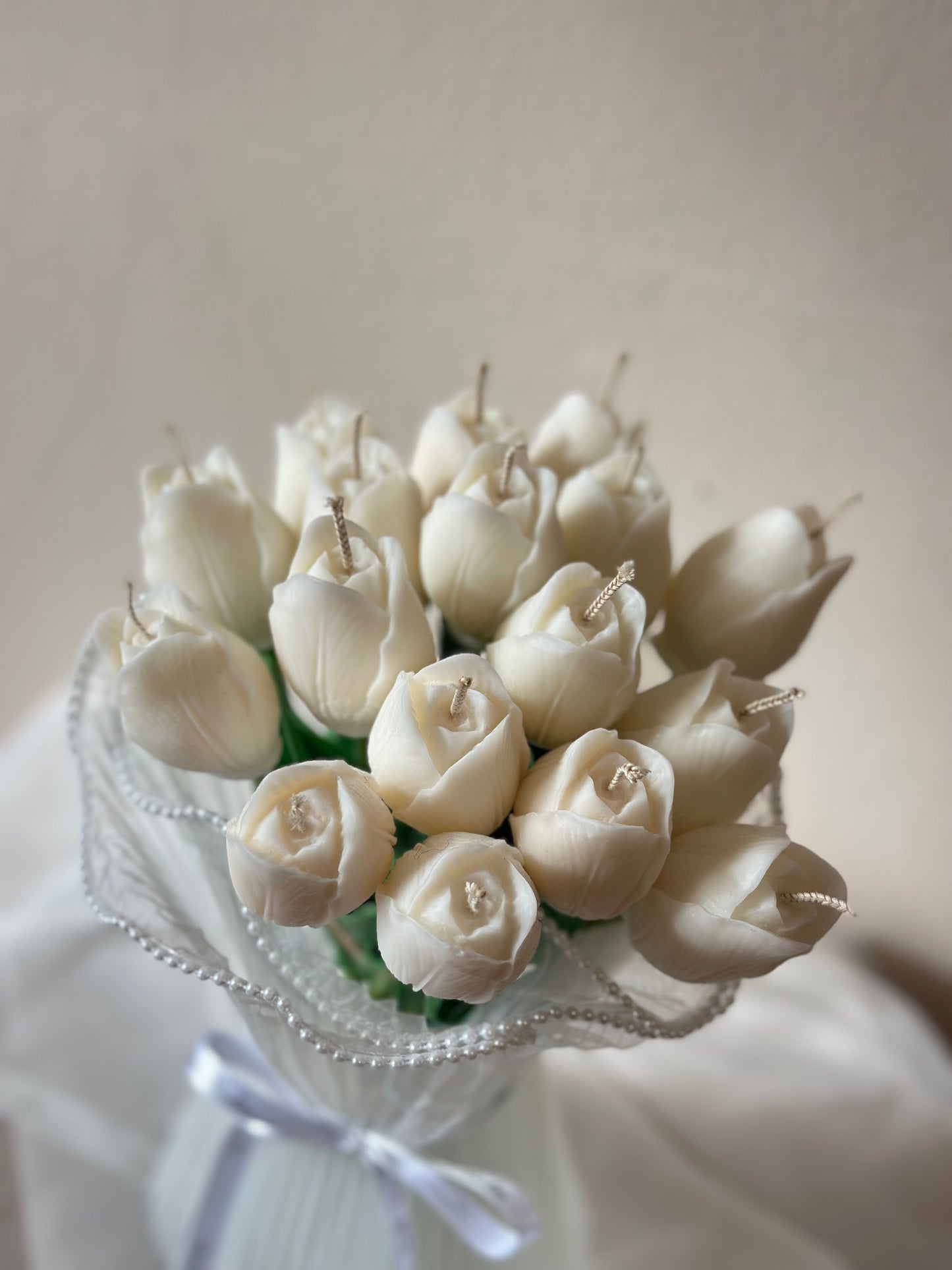 Букет Лалета от свещи